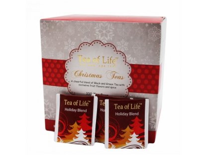 Čaj Tea of Life kolekce vánočních čajů 100 ks