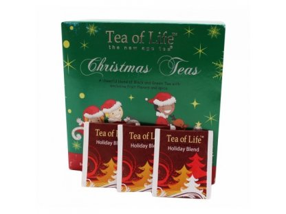 Čaj Tea of Life kolekce vánočních čajů 100 ks
