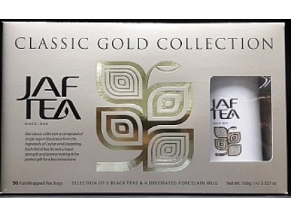 JAF TEA GOLD COLLECTION 50 ks +hrnek