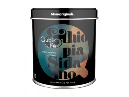 Káva Qubik 100% Arabica Ethiopia Sidamo mletá 125 g