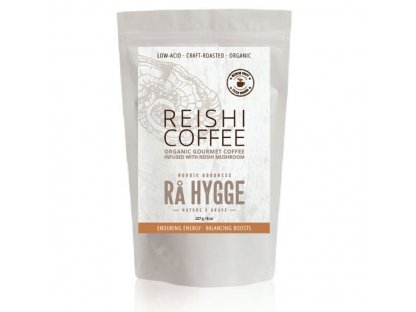 Káva RA HYGGE BIO zrnková káva Peru Arabica REISHI 227g
