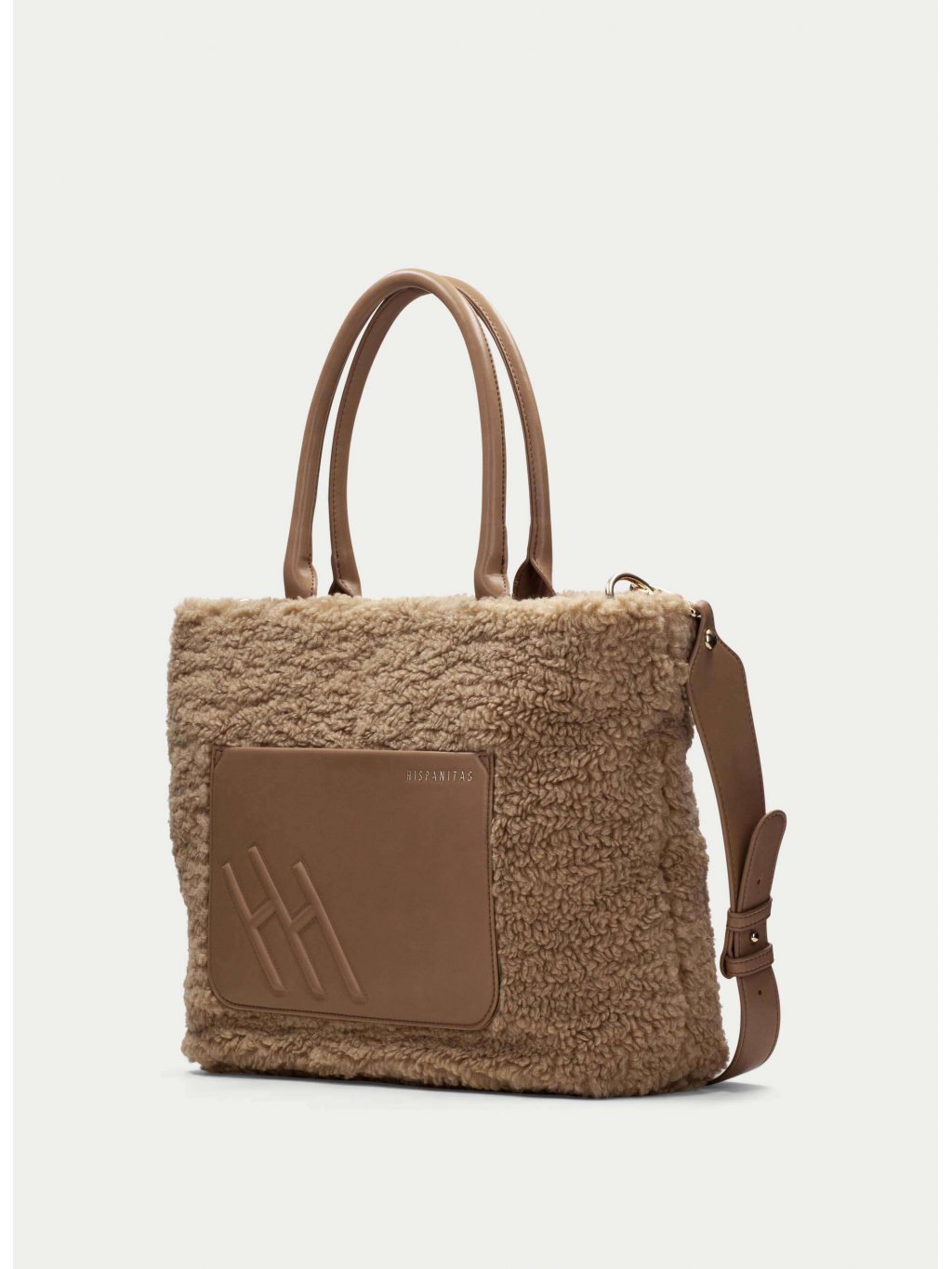 Kabelka Hispanitas BI232932 camel s chlupem 