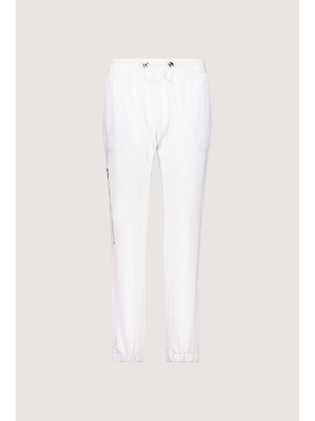 Kalhoty Monari 7030 bílé se síťovanou kapsou