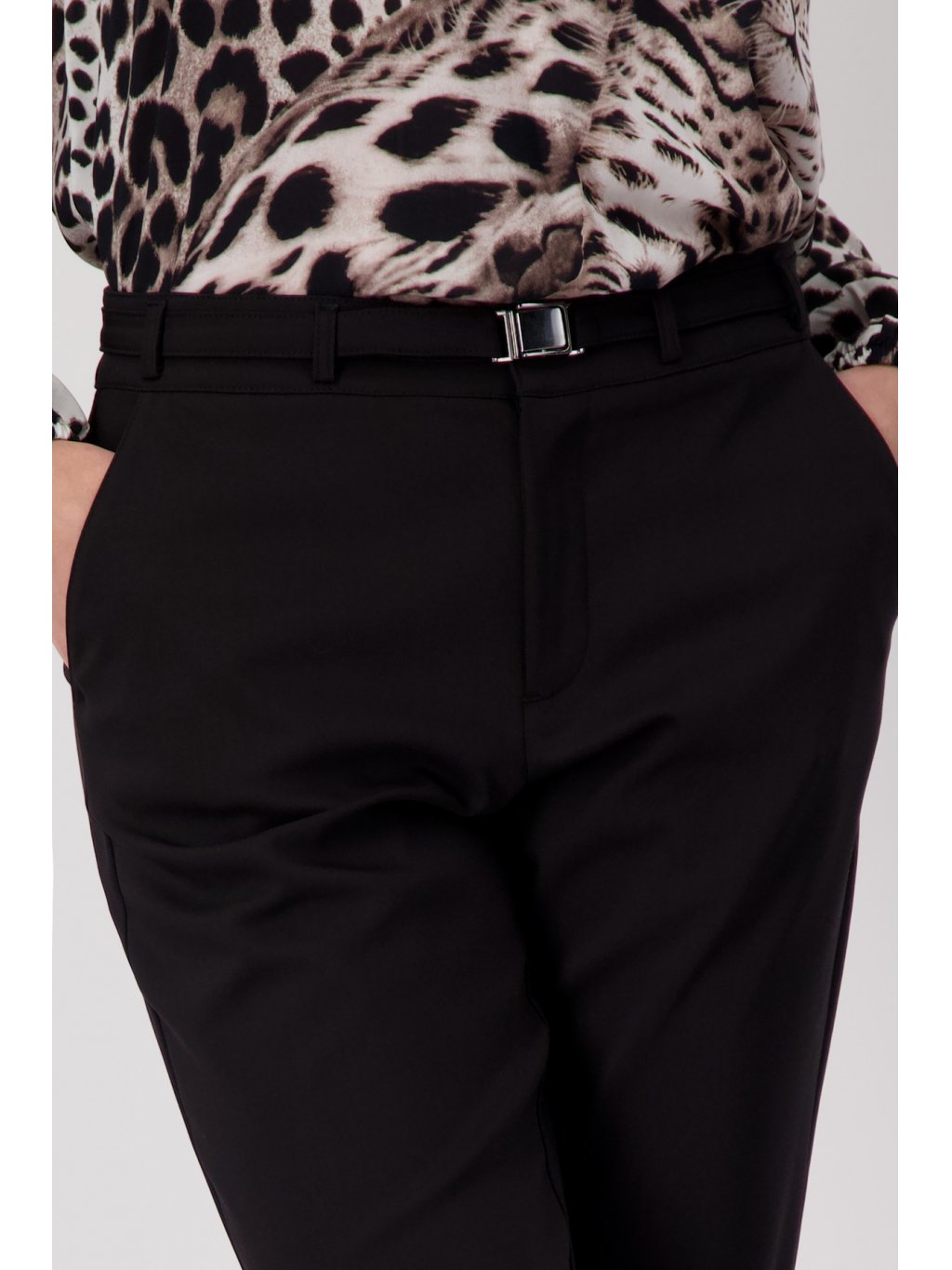 Kalhoty Monari 8564 černé s 7/8 délkou