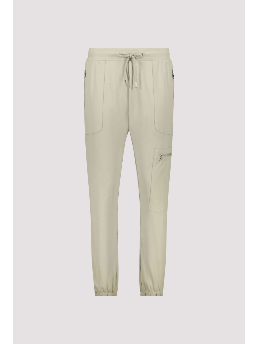 Kalhoty Monari 9590 světle zelené v cargo stylu