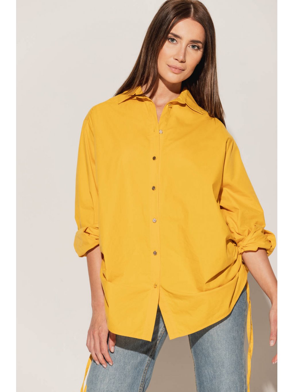 Košile Bunt Mirell žlutá oversize