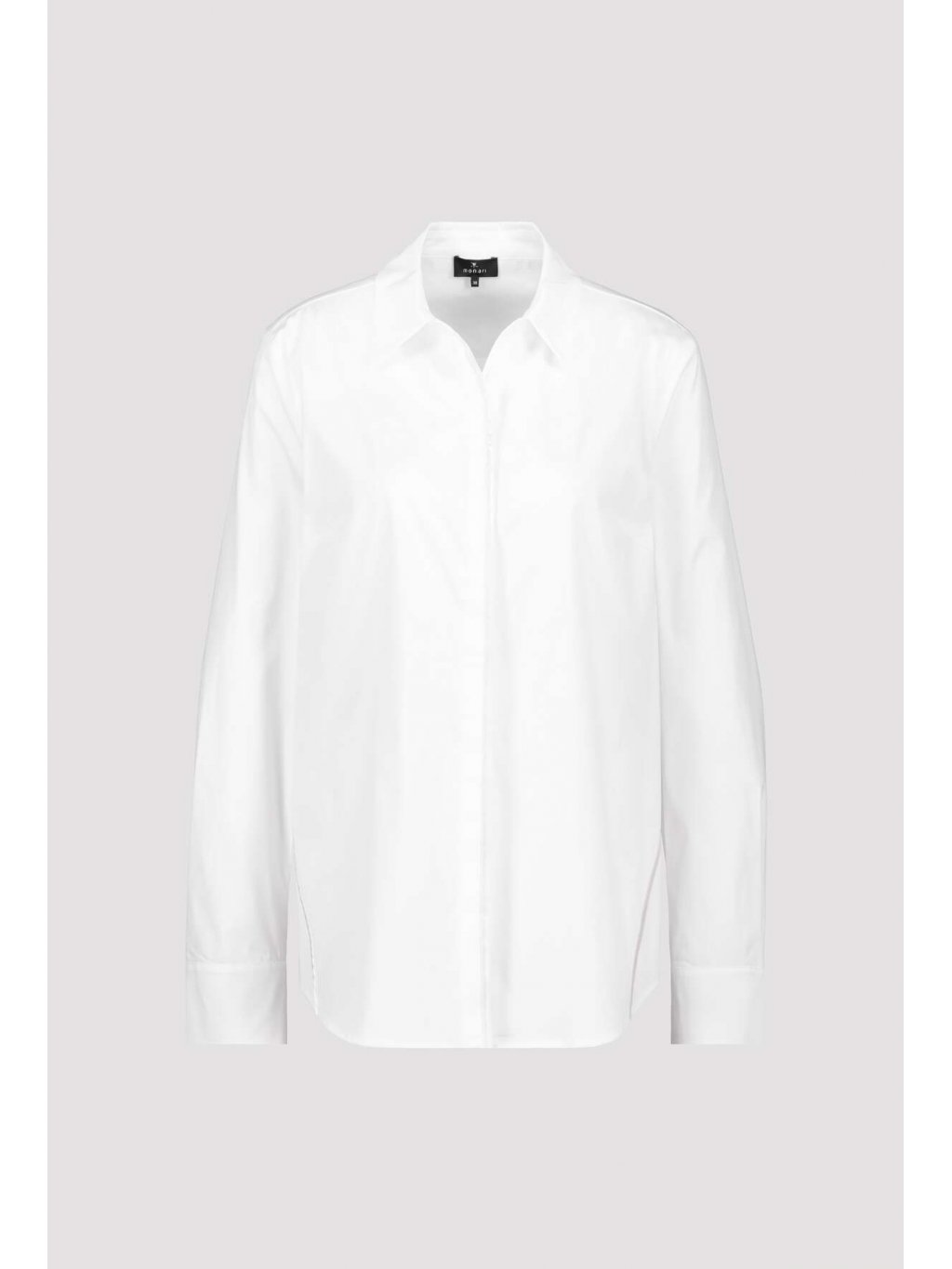 Košile Monari 7417 bílá se saténovou stuhou
