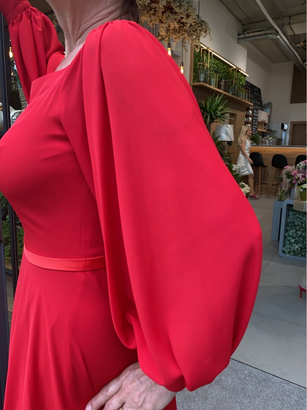 Šaty Arggido 45589 červené dlouhé