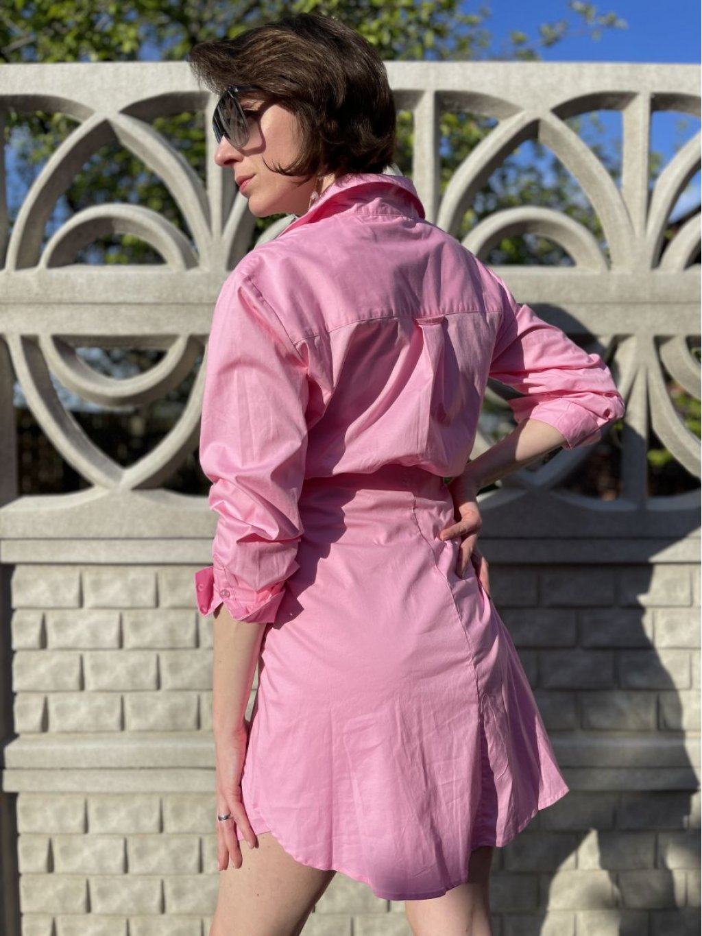 Šaty Esqualo 16024 růžové košilové 
