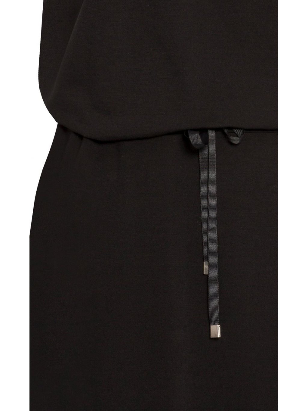 Šaty Zaps Erazma černé s efektní krajkou