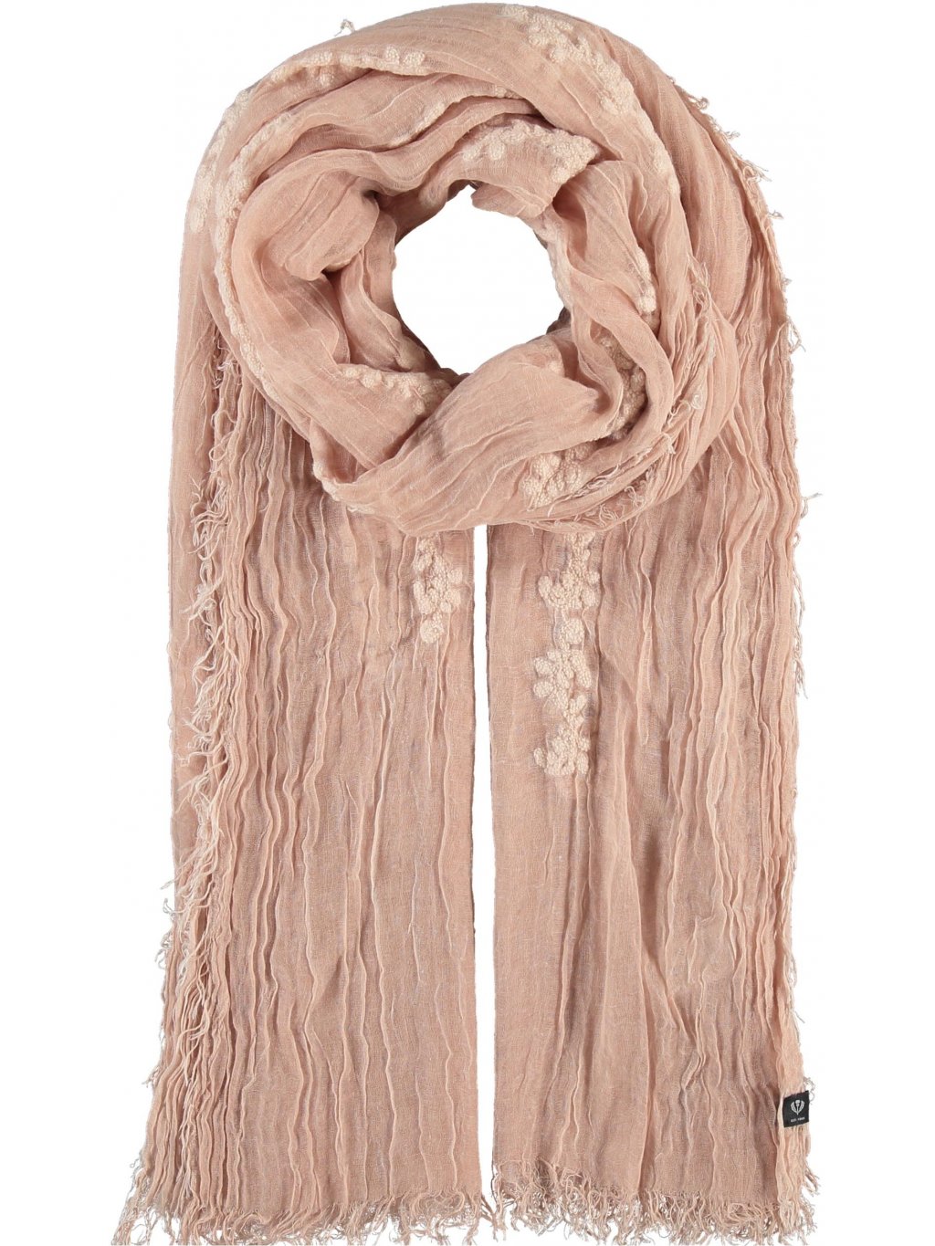 Štola Fraas 613026 pudrově růžová vyšívaná