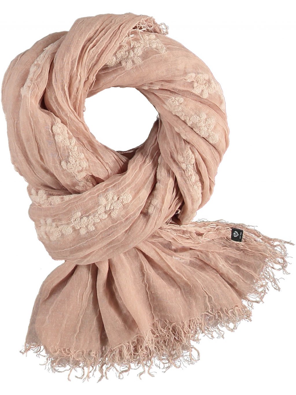Štola Fraas 613026 pudrově růžová vyšívaná