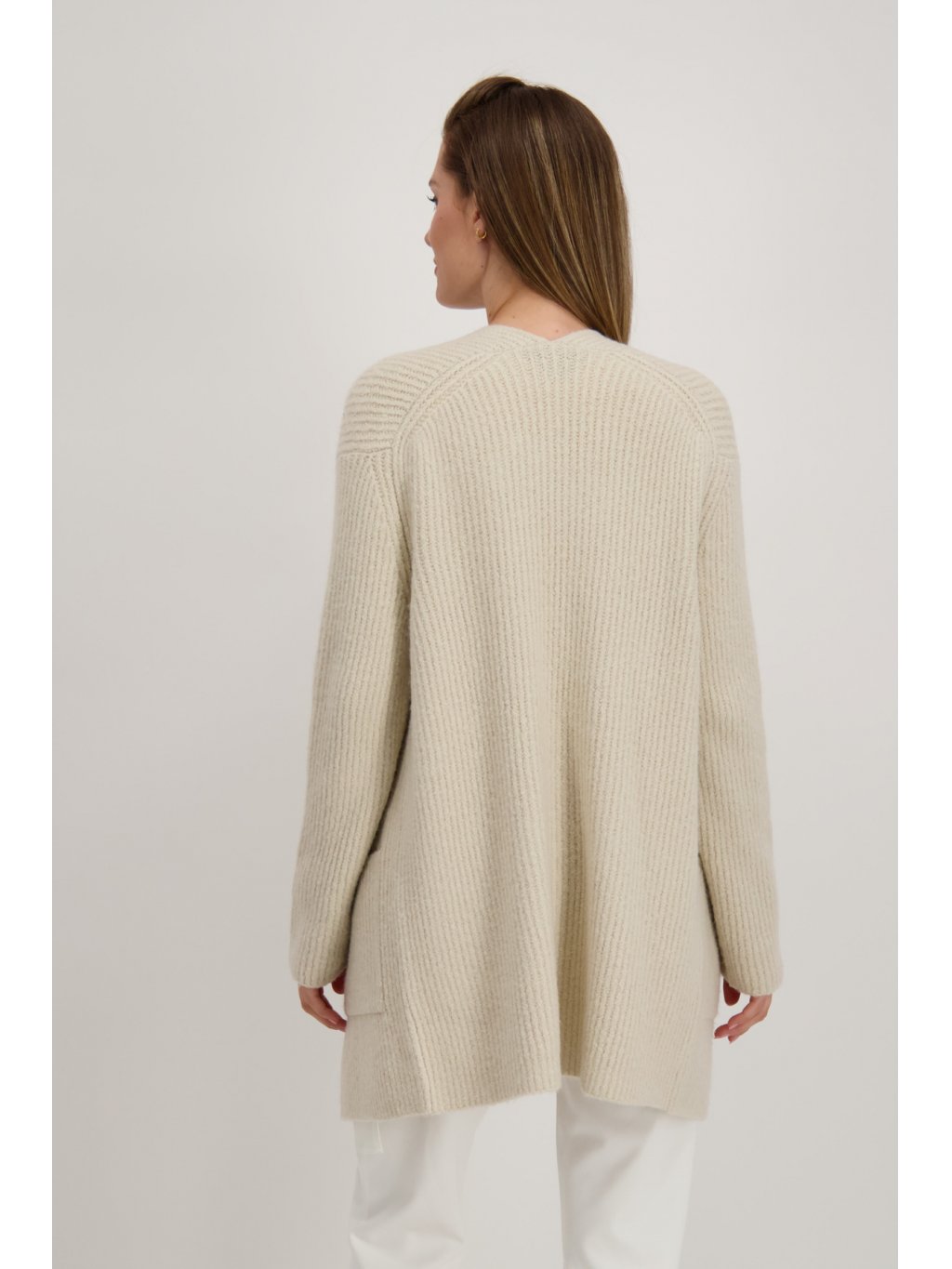 Svetr Monari 6312 jemně béžový cardigan 