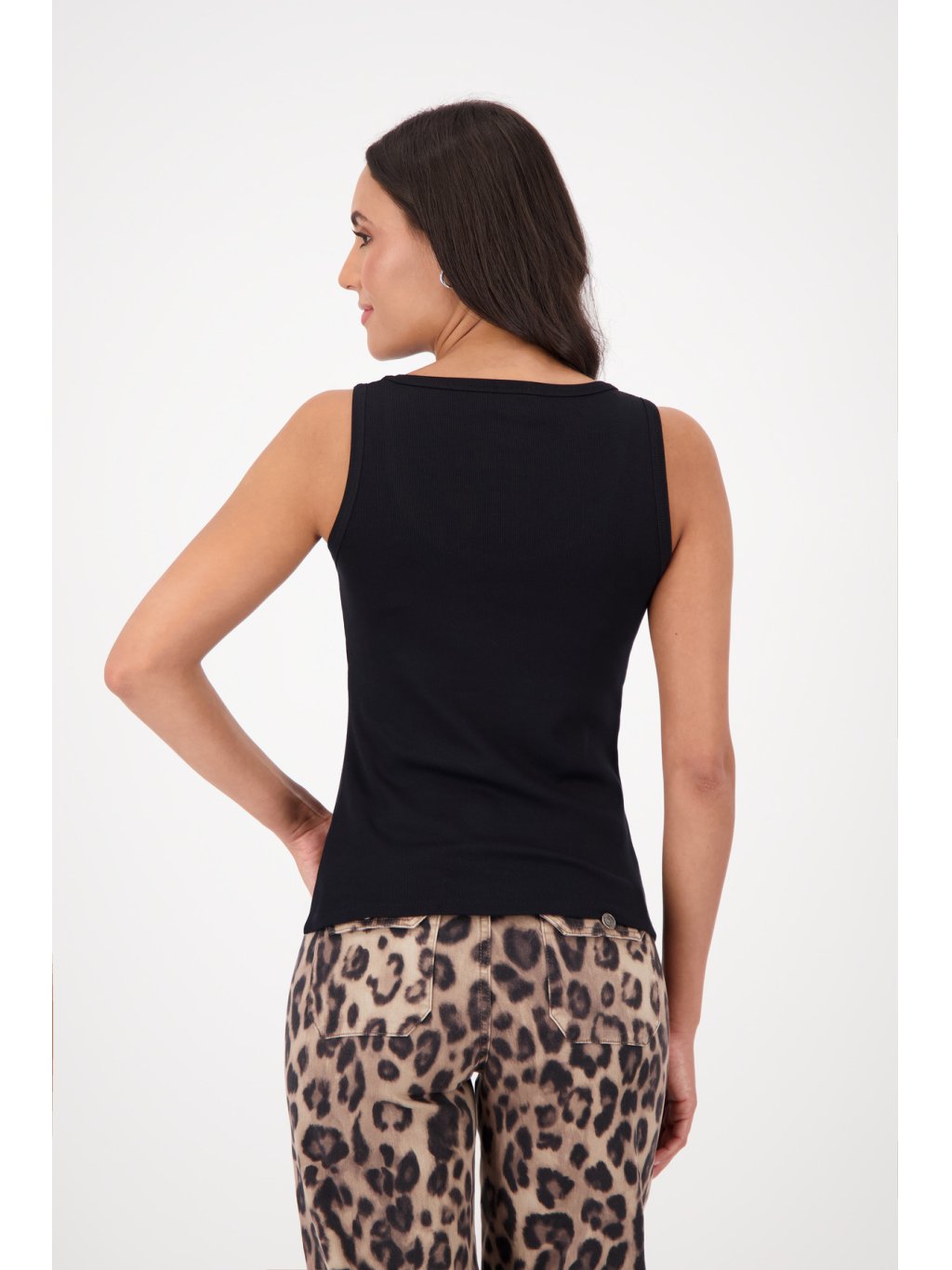 Top Monari 8871 černý basic na ramínka