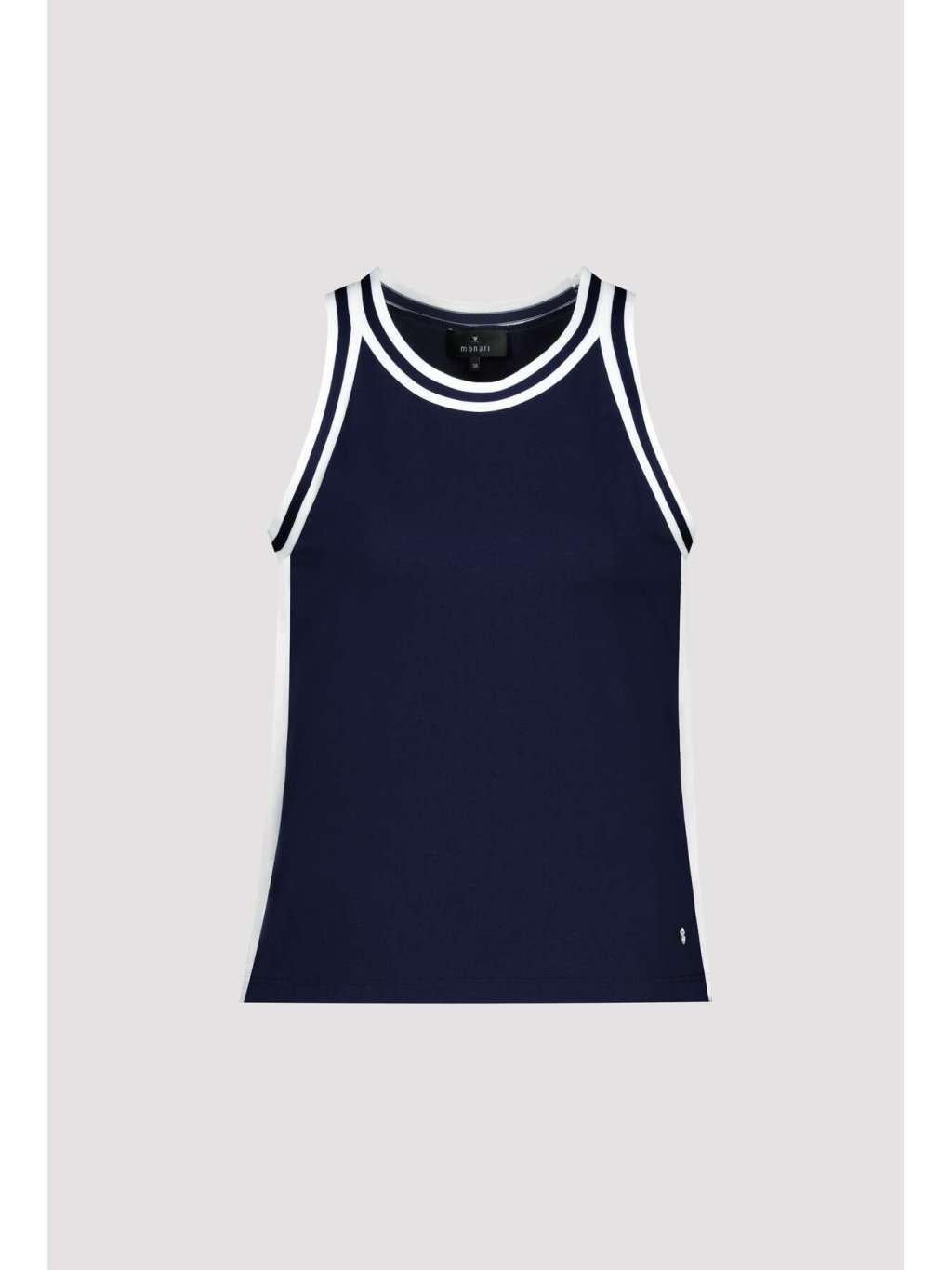 Top Monari 9782 tmavě modrý s kontrastním lemováním