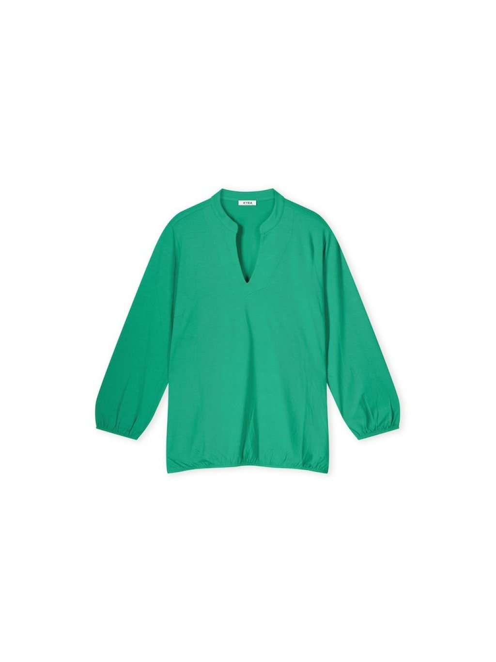 Tričko Kyra Janet zelené s výstřihem do V