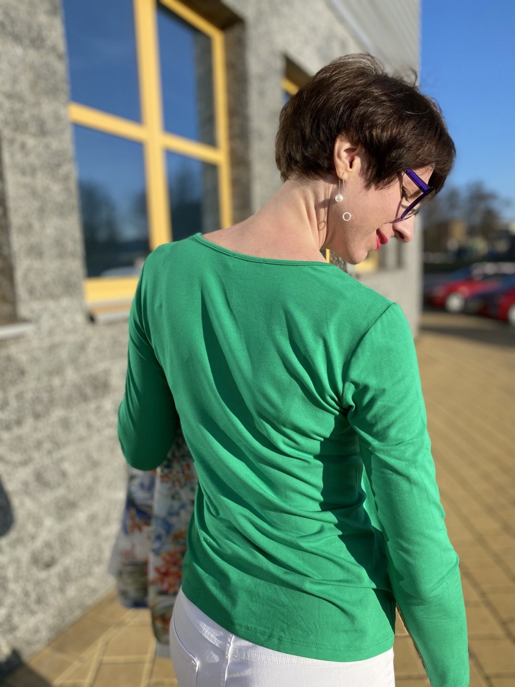 Tričko Modex zelené s dlouhým rukávem