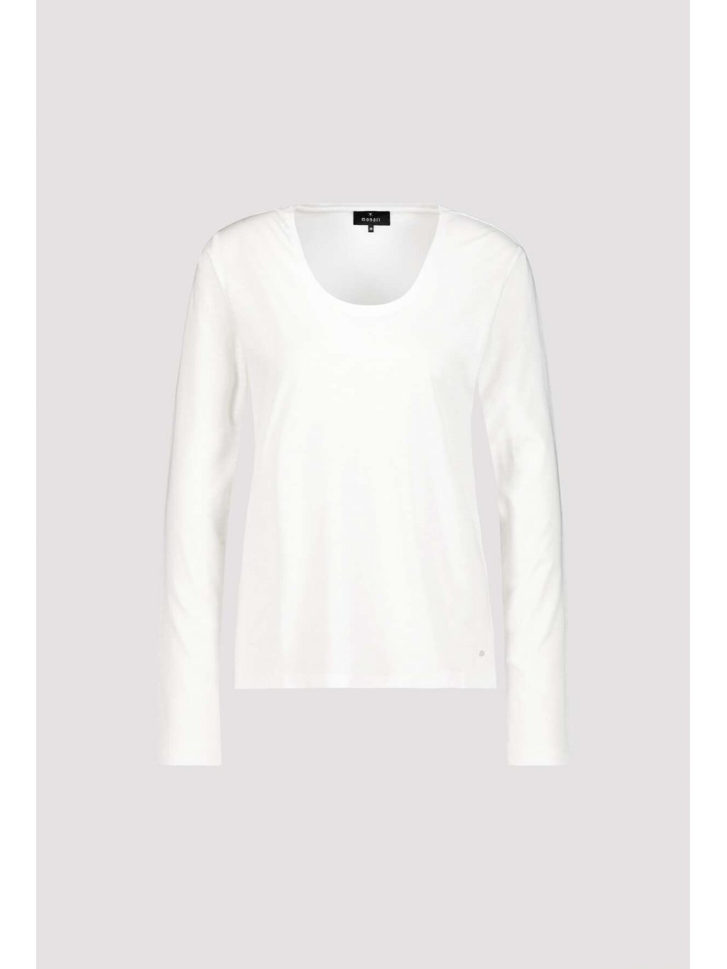 Tričko Monari 6171 bílé s dlouhým rukávem