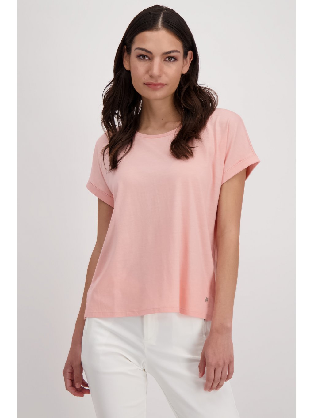 Tričko Monari 7356 jemně růžové basic