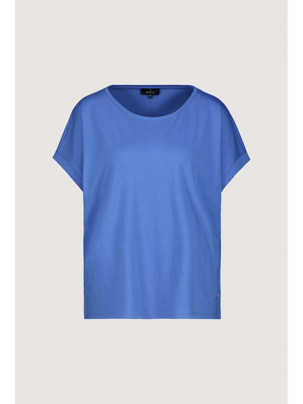 Tričko Monari 7356 středně modré basic