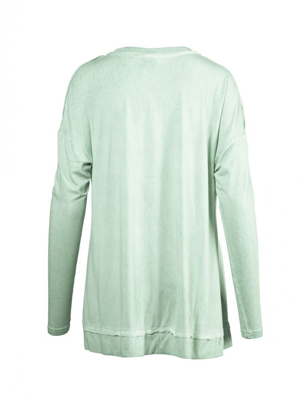 Tričko NU Denmark 7567-50 jemně zelené s výstřihem do V 
