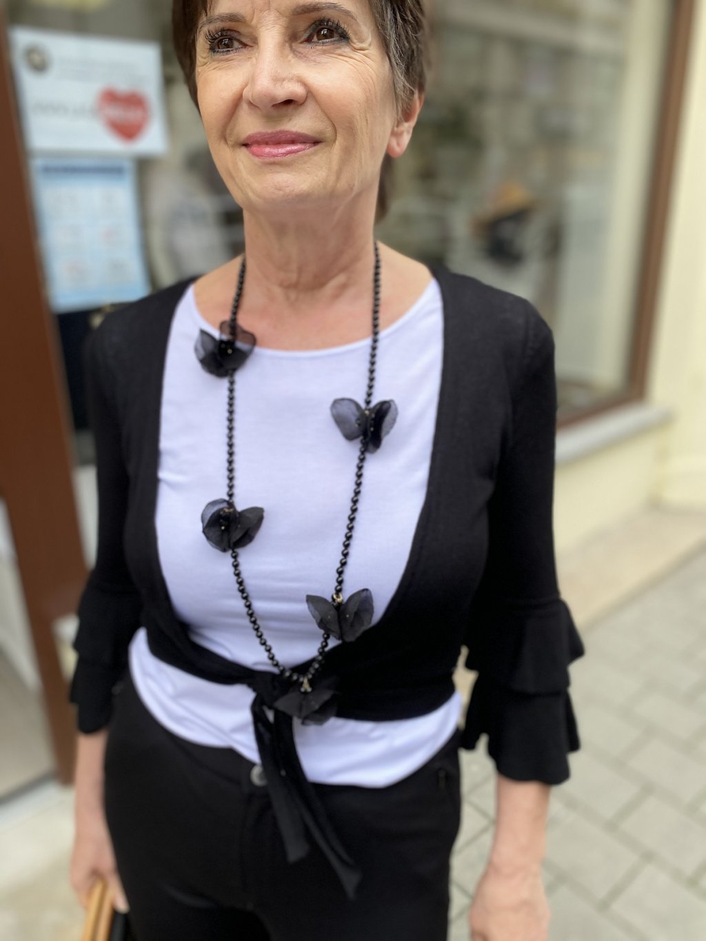 Triko Top Bis Paulina bílá basic