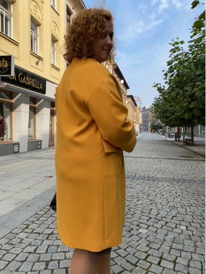 Kabát Modex žlutý
