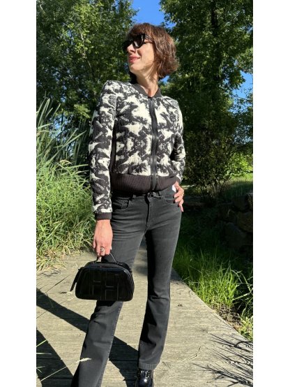 Kabelka Hispanitas B35 černá v lesku lady