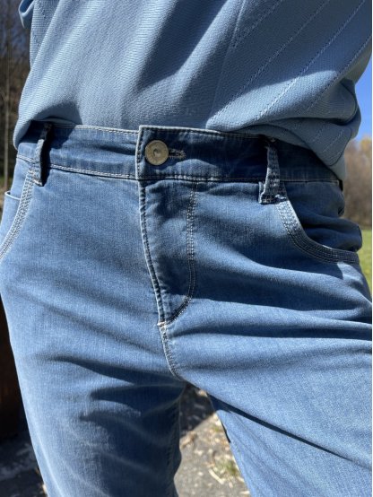 Kalhoty Atelier Gardeur Ivy džíny jemný materiál