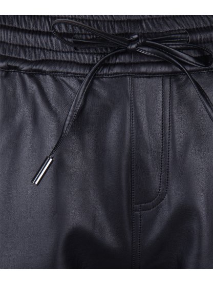 Kalhoty Esqualo 11708 černé kožené
