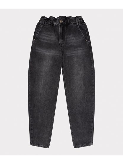 Kalhoty Esqualo 12502 šedočerné džíny do pasu