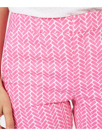 Kalhoty Esqualo 17001 růžové se vzorem