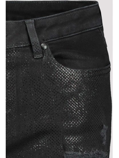 Kalhoty Monari 5729 černé s efekty