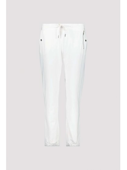 Kalhoty Monari 6168 bílé se zipovou kapsou