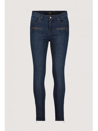 Kalhoty Monari 6628 tmavě modré džíny