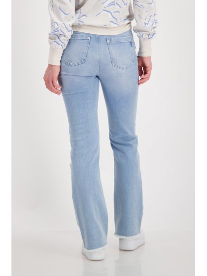Kalhoty Monari 7408světle modré džíny rozšířené