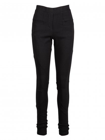 Kalhoty NU Denmark 41-13 černé s elastickým pasem 