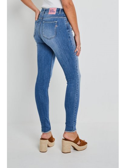 Kalhoty Para Mi Sarah světle modré ultra úzké džíny