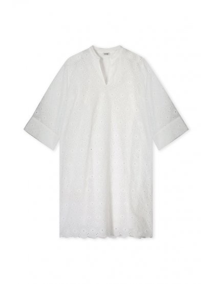Šaty Kyra Gia bílé krajkové
