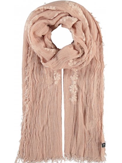 Štola Fraas 613026 pudrově růžová vyšívaná