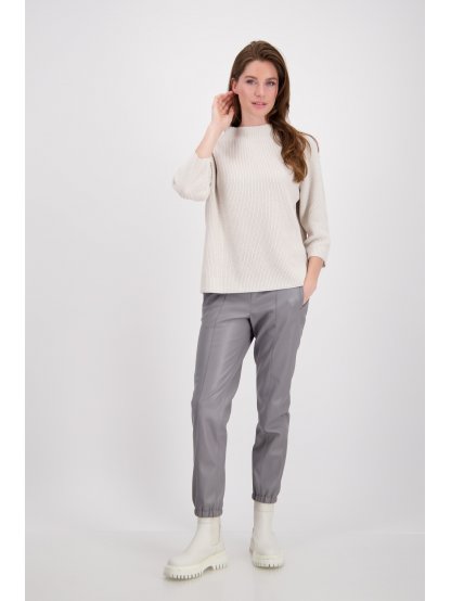 Svetr Monari 7089 béžový minimalismus
