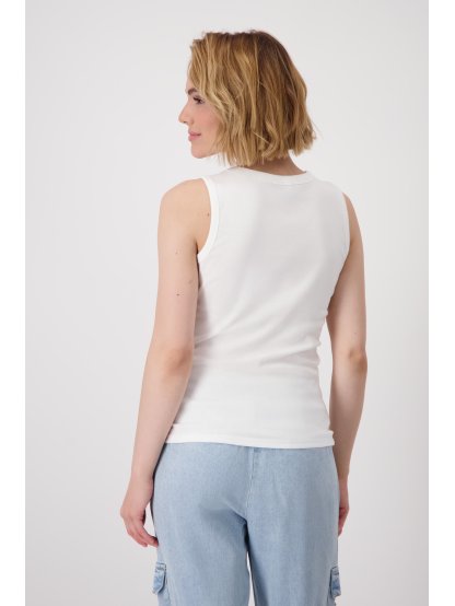 Top Monari 9639 bílý s flitry 