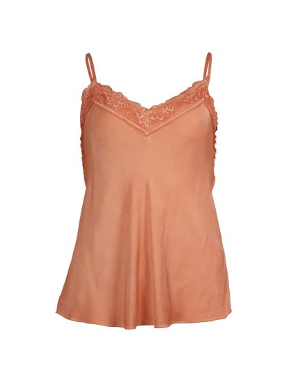 Top Nu Denmark 8424-46 světle oranžová s krajkou