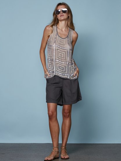 Top Nu Denmark 8427-46 Ziva Top – Army