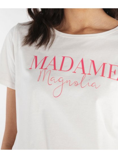 Tričko Esqualo 5019 bílé Madame Magnolia