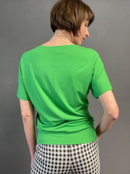 Tričko Kyra Ivanka tmavě zelené s rukávem do patentu