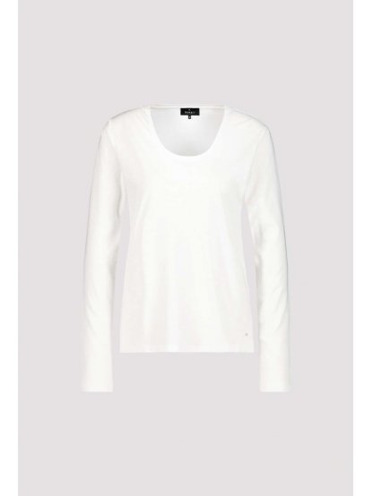 Tričko Monari 6171 bílé s dlouhým rukávem
