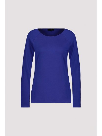 Tričko Monari 6755 royal modré jemné basic kousek
