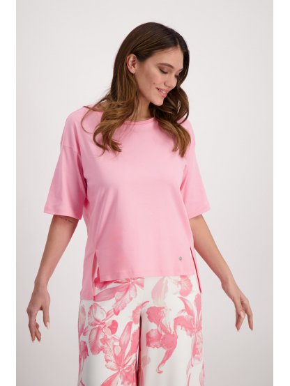 Tričko Monari 8351 růžové s krátkým rukávem 
