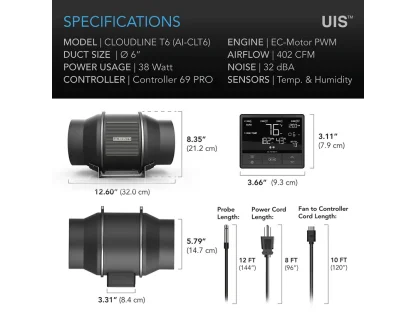 AC infinity PRO T 6 - ledideal.cz